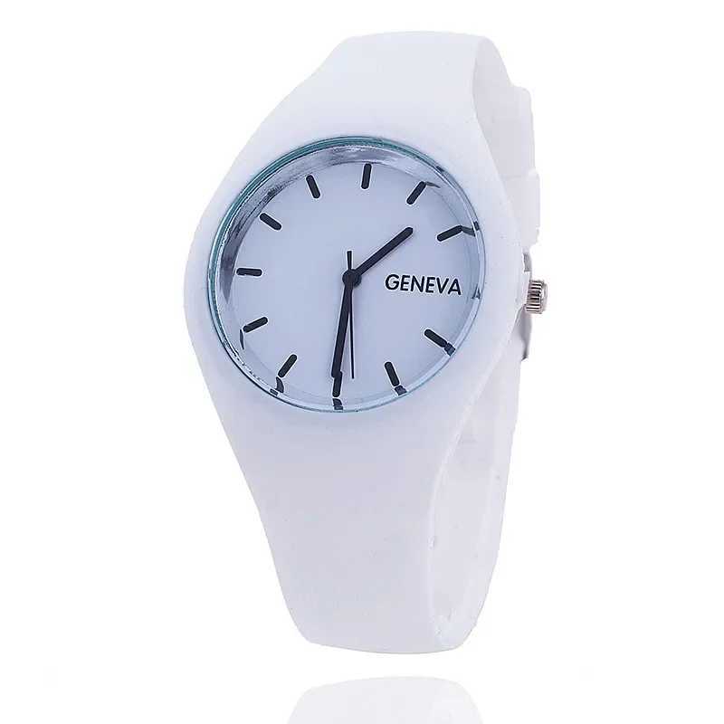 Men watch Women Cream Color Ultra-thin Fashion Gift Silicone Strap Leisure Watch Geneva Sport Wristwatch Womens Jelly WatchesX240920