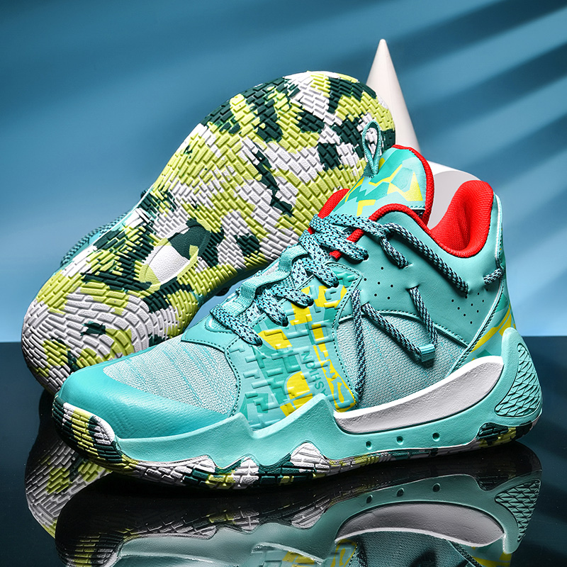 Fashion Basketball Shoes Men Breathable Basketball Sneakers Non Slip High-Top Sports Shoes Wear-Resisting Women Outdoor Sneakers