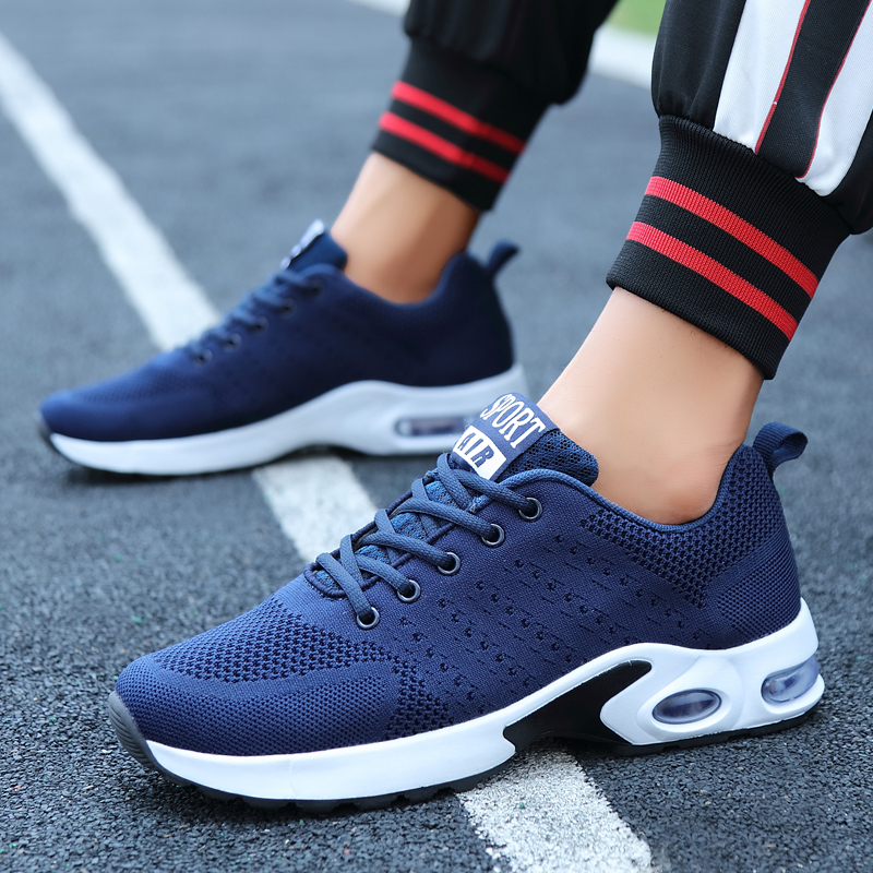 2025 new Air Men Cushion Sneakers Breathable Running Shoes Women Outdoor Fiess Sports Female Lace-up Casual Big Size 44 8d32