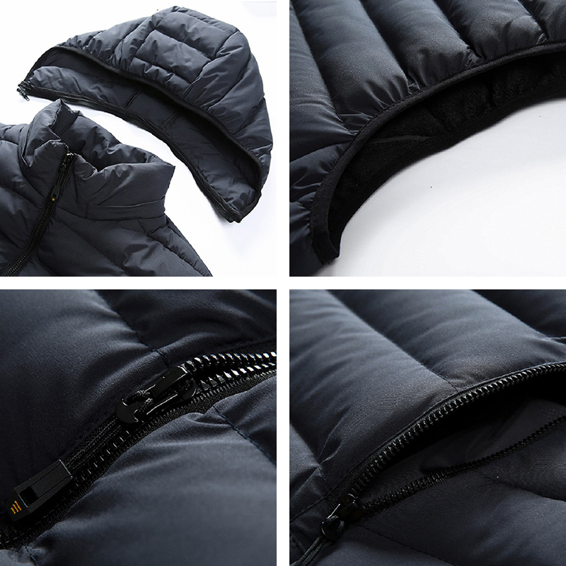Winter Vest Warm Sleeveless Jacket Hooded Casual Detachable Hat Outwear Men Autumn Thicken Waistcoat Vests Male