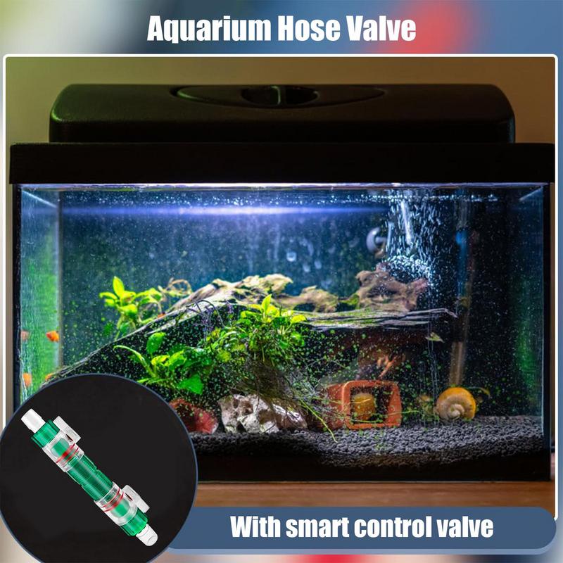 Aquarium Filter Water Valve Hose 12/16mm FlowControl Double Tap Quick Release Connector Fish Tank Hose Pipe Filter Valve