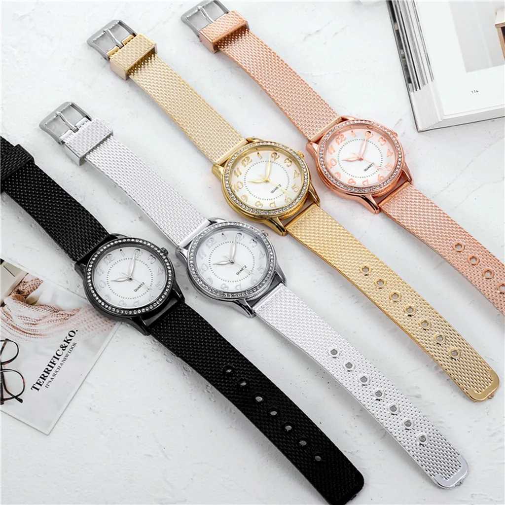 Watch For Women Luxury Watches Quartz Watch Stainless Steel Dial Casual Bracele Watch Ladies Quartz Wristwatch Simple AtmosphereX240920