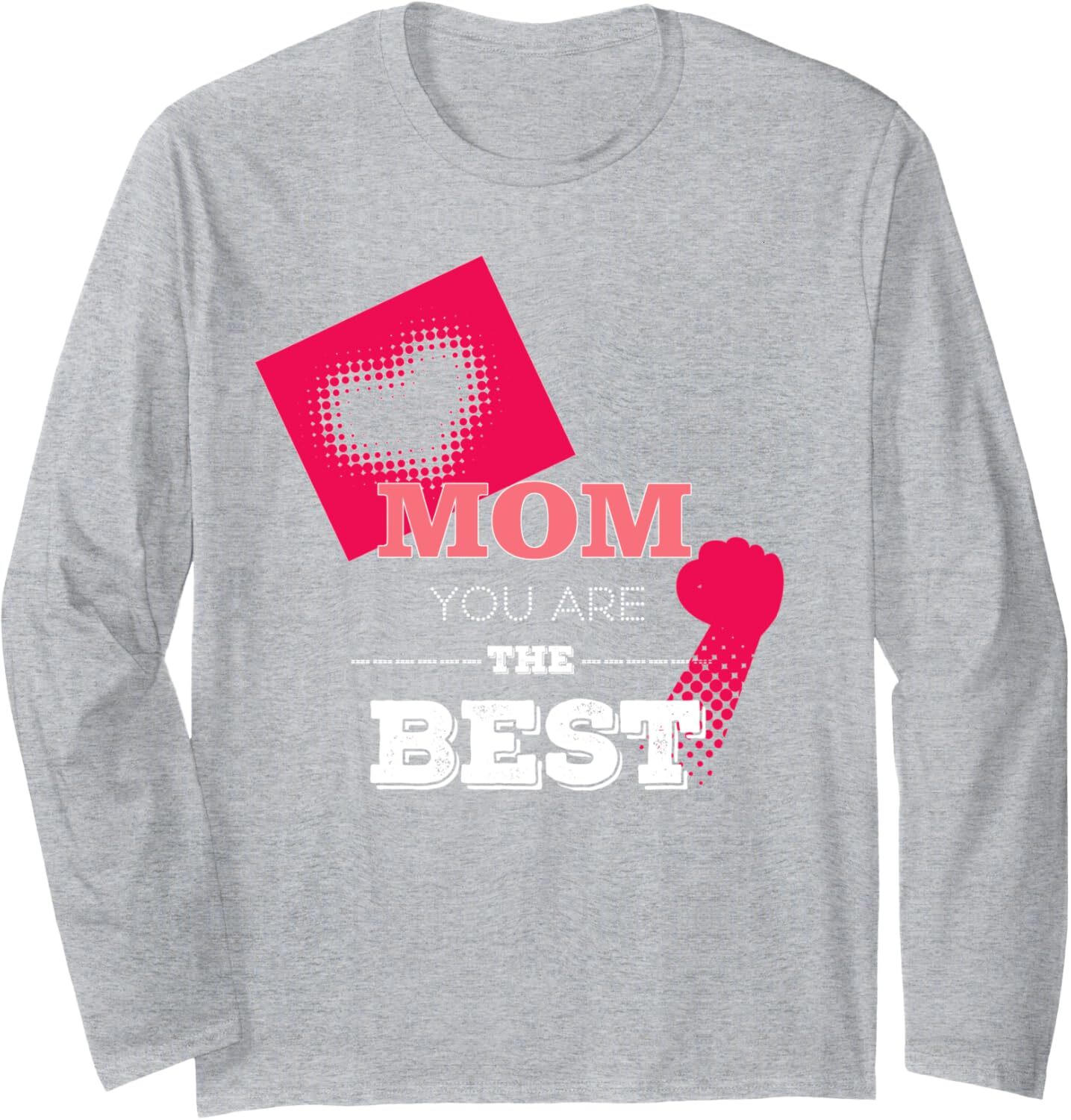Long Sleeve Shirts for Men sweatshirt Mom You Are The Best Mothers Day Cute Lovely Gift Long Sleeve Tee Streetwear Casual tops clothes
