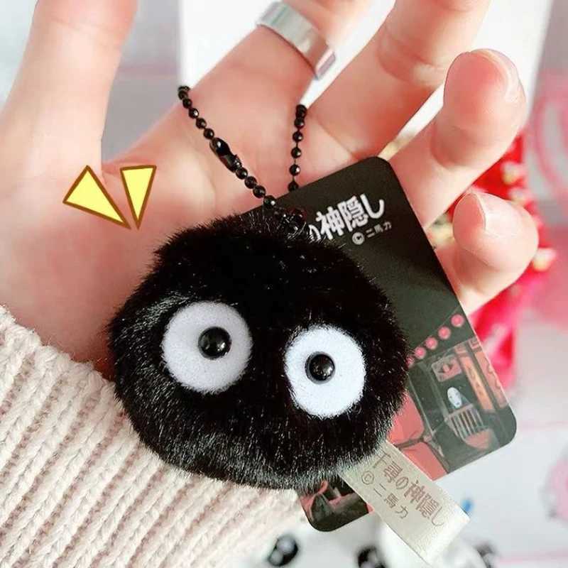 Plush Keychain Briquettes Doll School Bag Cute Pendant Hairball Keychain Clothing Accessories HangingX240919