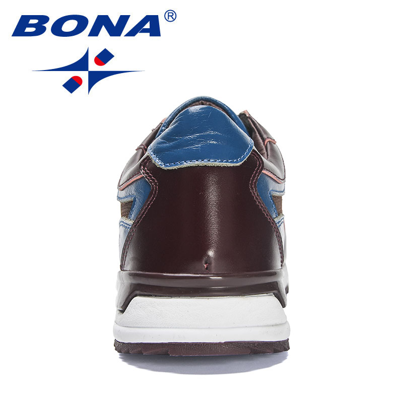 2023 BONA New New Designers Non-slip Outdoor Walking Shoe Lace-up Trendy Sneakers Men Breathable Casual Running Shoes Man Manscu 213a s scu
