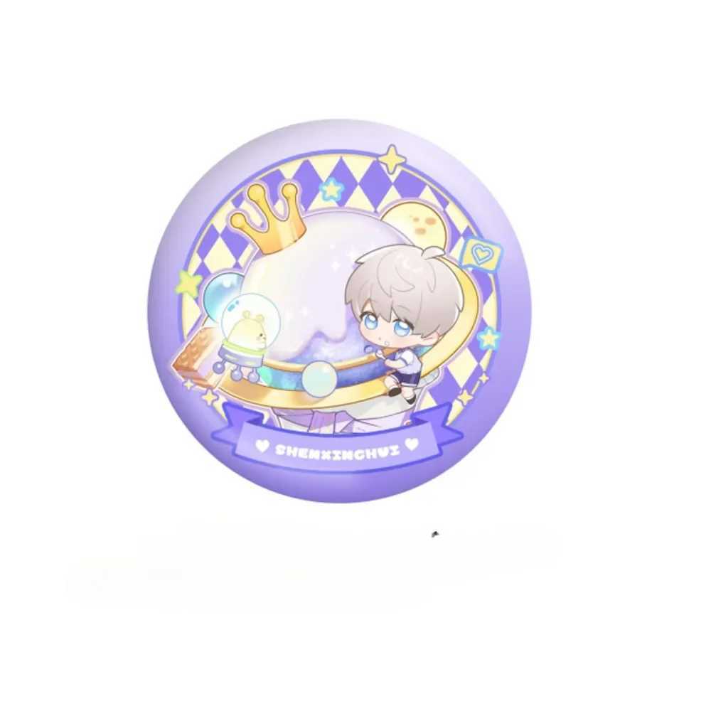 Love and Deepspace Sylus Qin Che Cosplay Key Chain Acrylic Keychains Backpack Q Cake Dessert Series Rafayel Pendant Badge PinX240919
