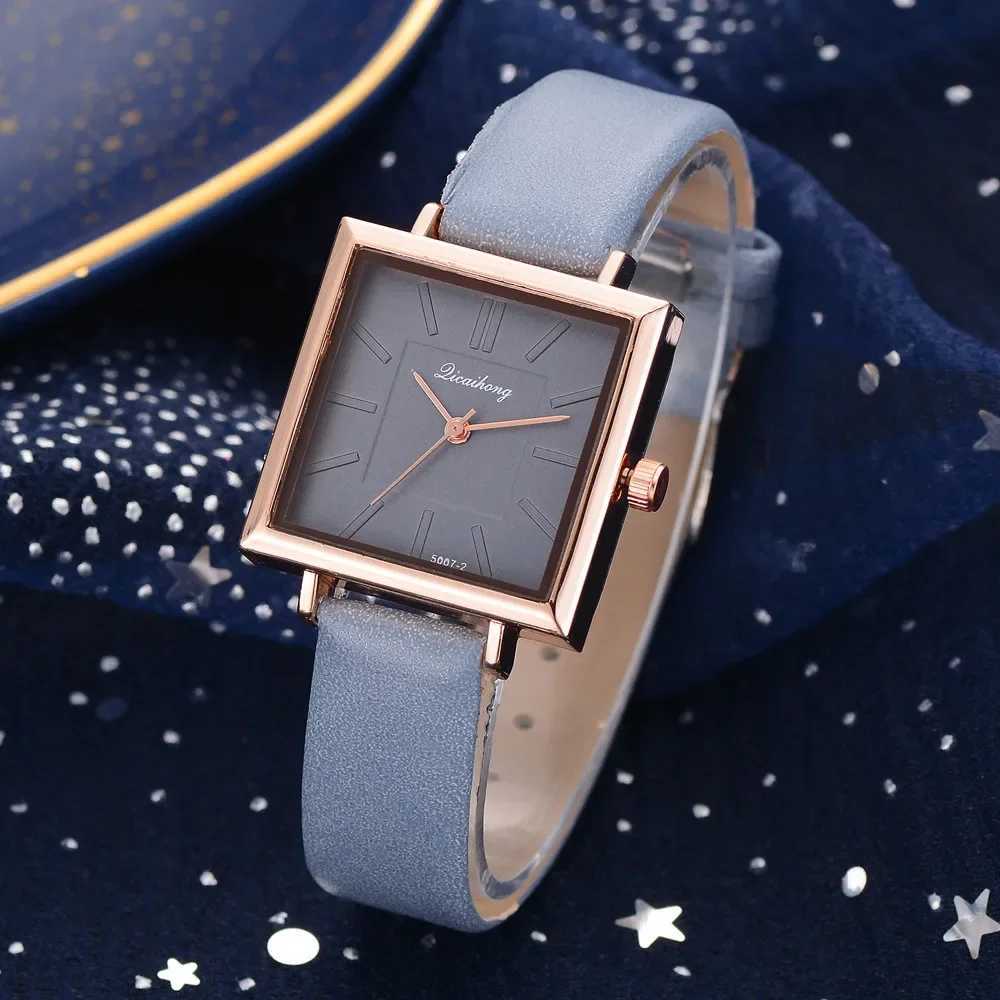 Square Large Dial Quartz Watch Quartz Ladies Simple Casual Alloy Case Wristwatch Stylish Fashion Gift for Women Montres FemmesX240920
