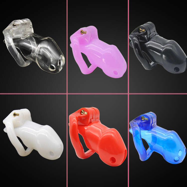 Hot Popular New SM Male Chastity Lock Cock Cage Lock Plastic Penis Chastity Cage bdsm sex toys man