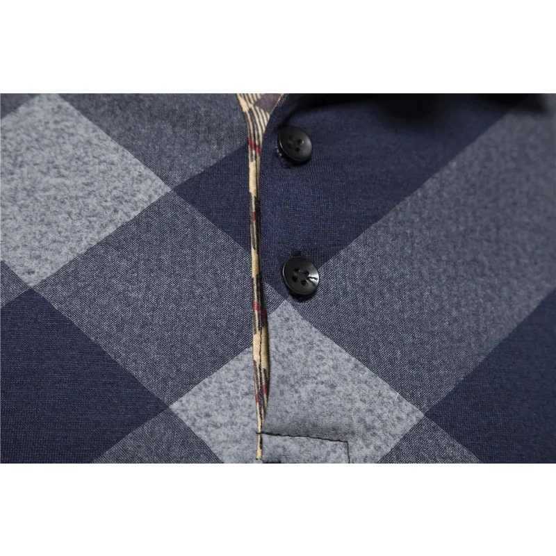 Summer Mens Short Sleeved Polo Shirt Business Casual Classic Diagonal Striped Plaid Neck Thin Fitting Breathable Mens ClothingX240920