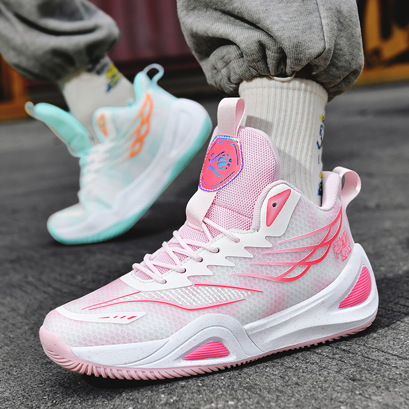 top High basketball male new youth shock-absorbing professional actual New combat sneakers students non-slip sports shoes