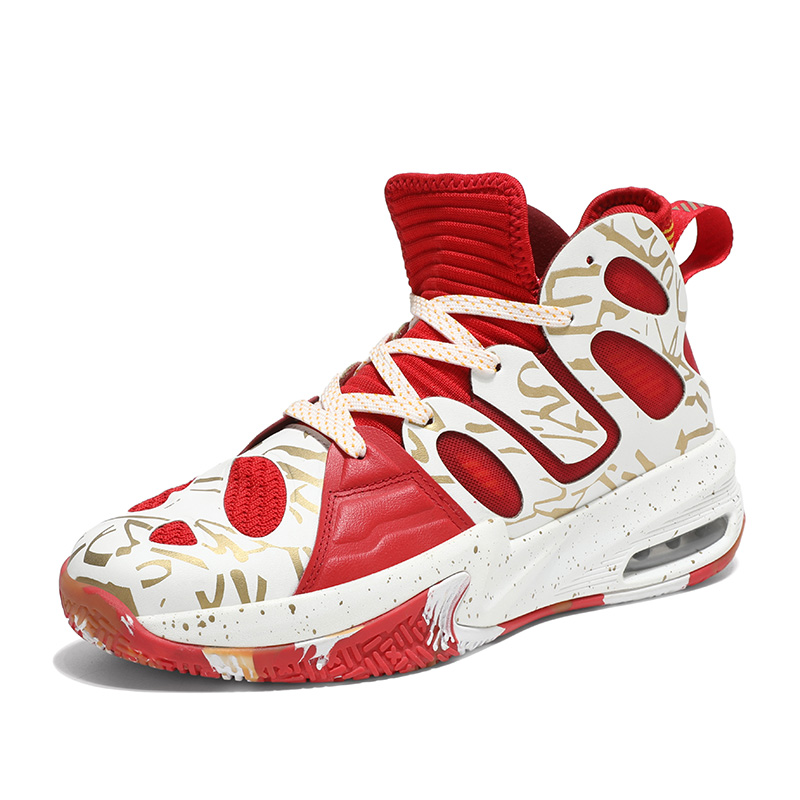 Fashion Men's Training Sports Shoes Wear-Resisting Basketball Sneakers for Women Anti-Slip High Top Training Sport Footwear