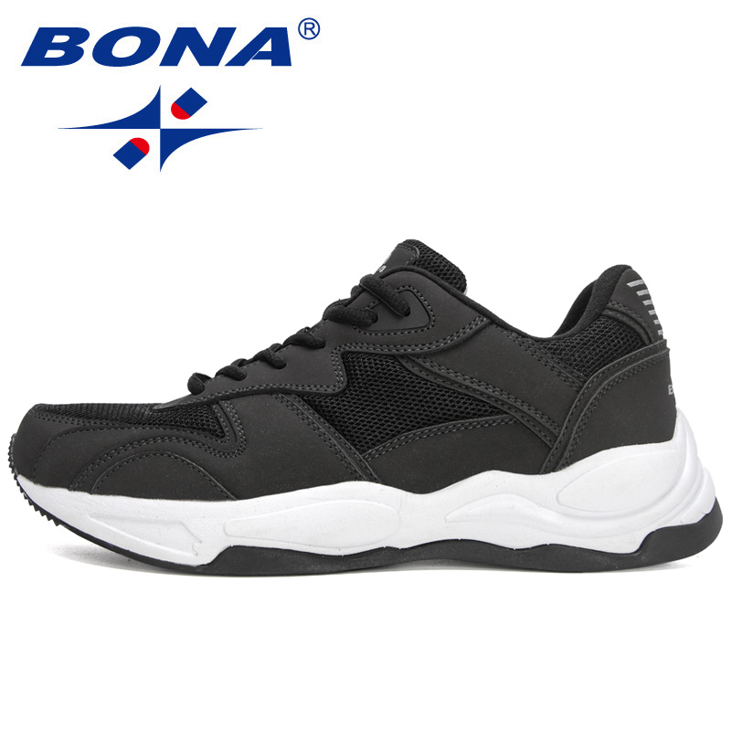 2022 BONA New Designers New Trendy Running Fashion Outdoor Sports Athletic Men Walking Shoes Light Sneakers Man Footwear a834