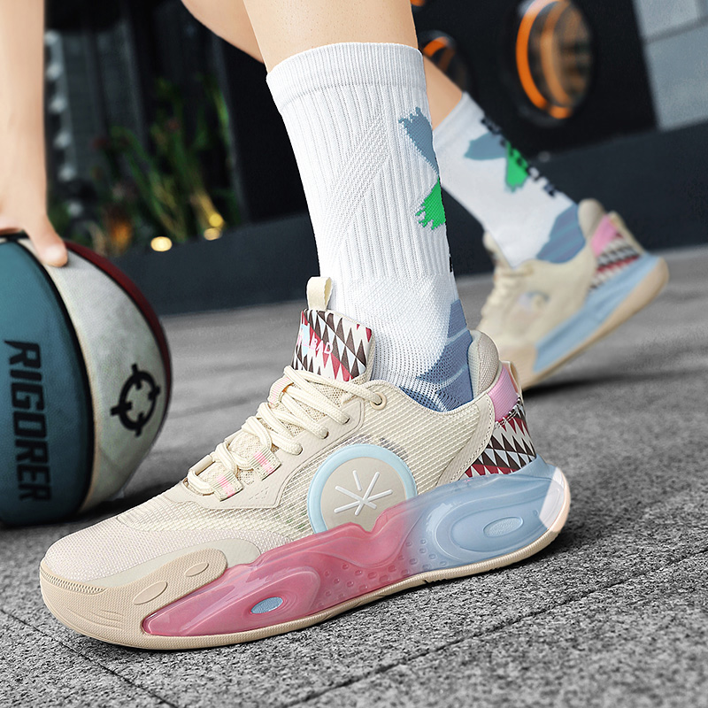 2024 new men's high rebound wear-resistant anti-slip combat basketball shoes students low-top support sports shoes
