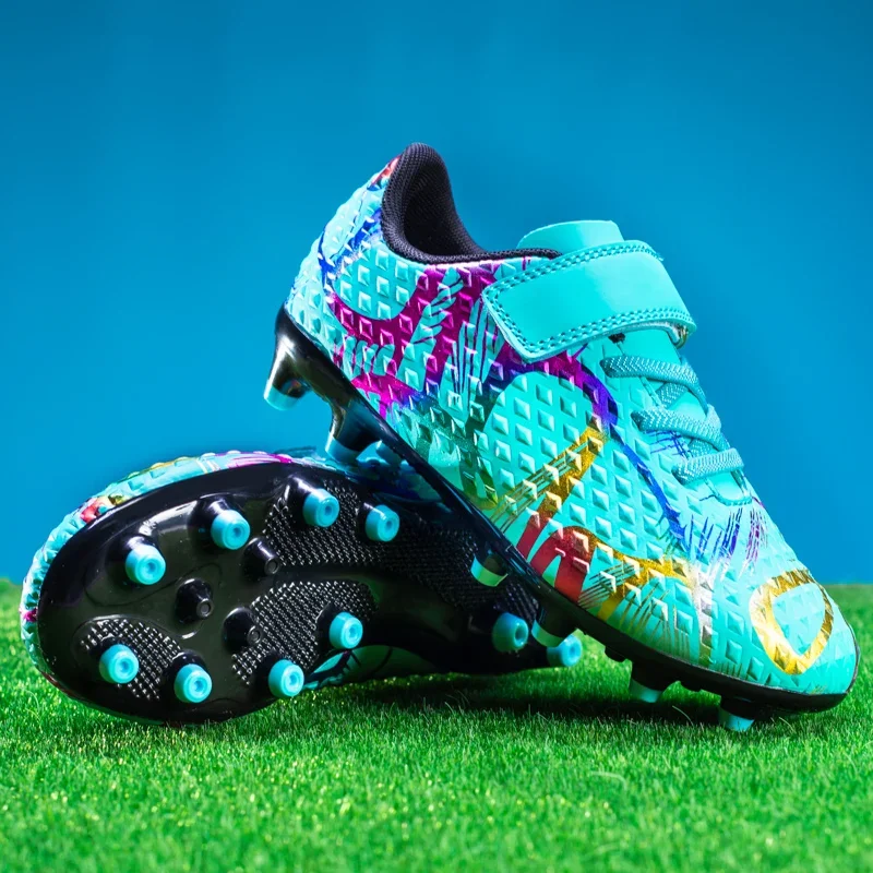 Men and Women with The Same Outdoor Professional New Ankle Boots Training Sports Shoes Light Football Shoes Non-slip Grass