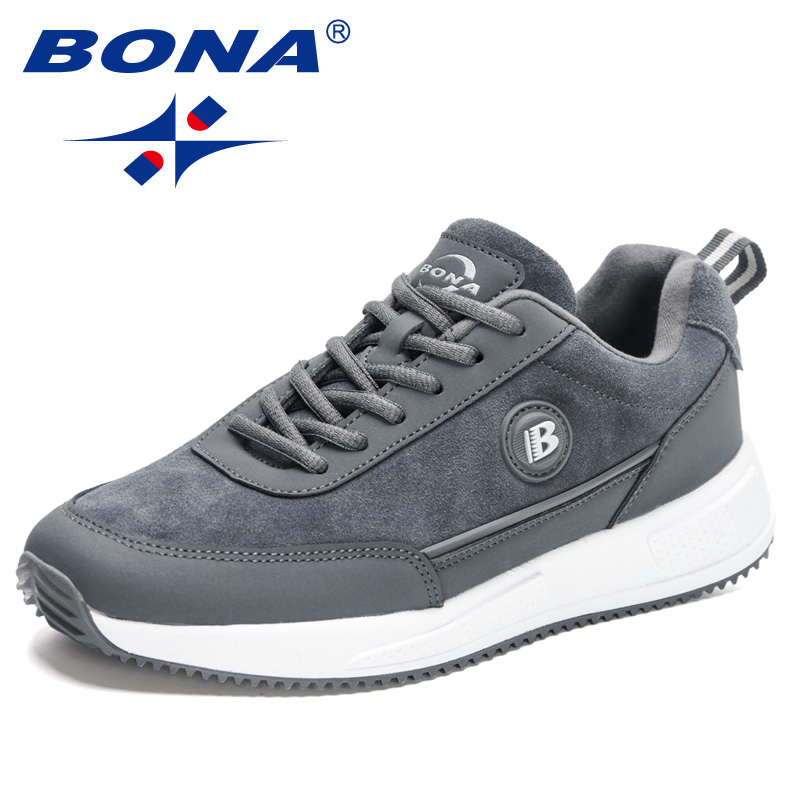 2023 BONA New New Designers Outdoor Jogging Trekking Sneakers Man Athletic Shoe Classics Style Walking Lace Up Men Sport Shoes 39a1 s