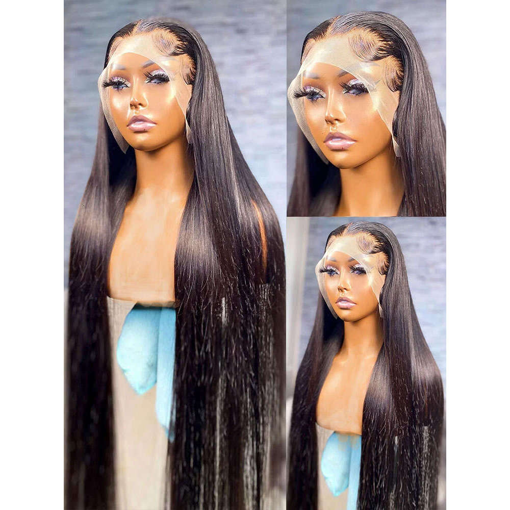 34 36 38Inch 13X6 Hd Lace Frontal Bone Straight Brazilian Wigs 13X4 Human Hair Ready To Wear Wig For Women