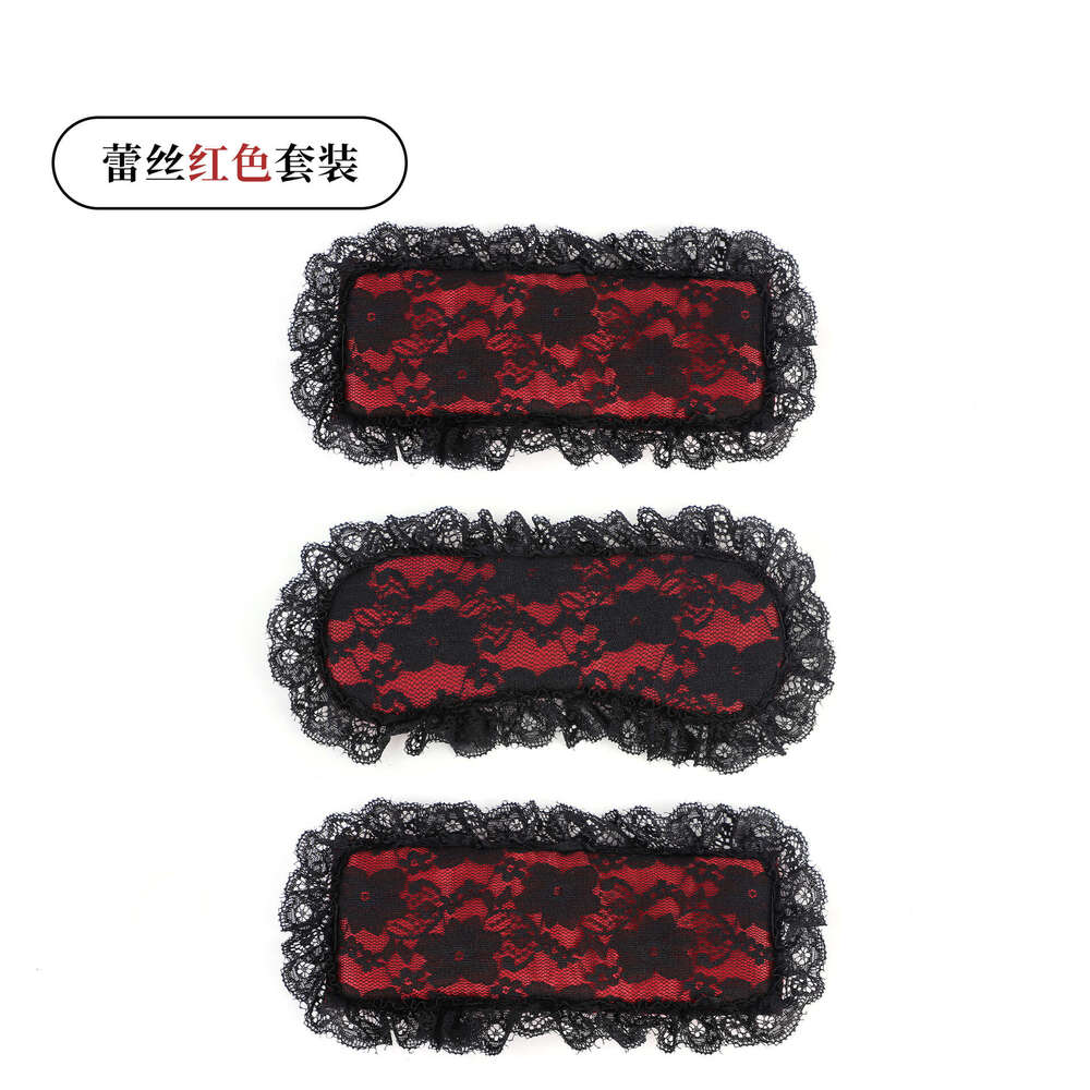SM Sex Props Lace Lace Sex Eye Mask Couple Teasing Training Lace handcuffs Alternative Adult Sex Products