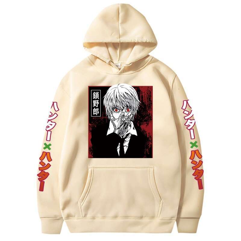 Full-Time Hunter Peripheral Printed Hoodie, Spring And Autumn Men's And Women's Long Sleeved Student Hoodie, Anime Hoodie