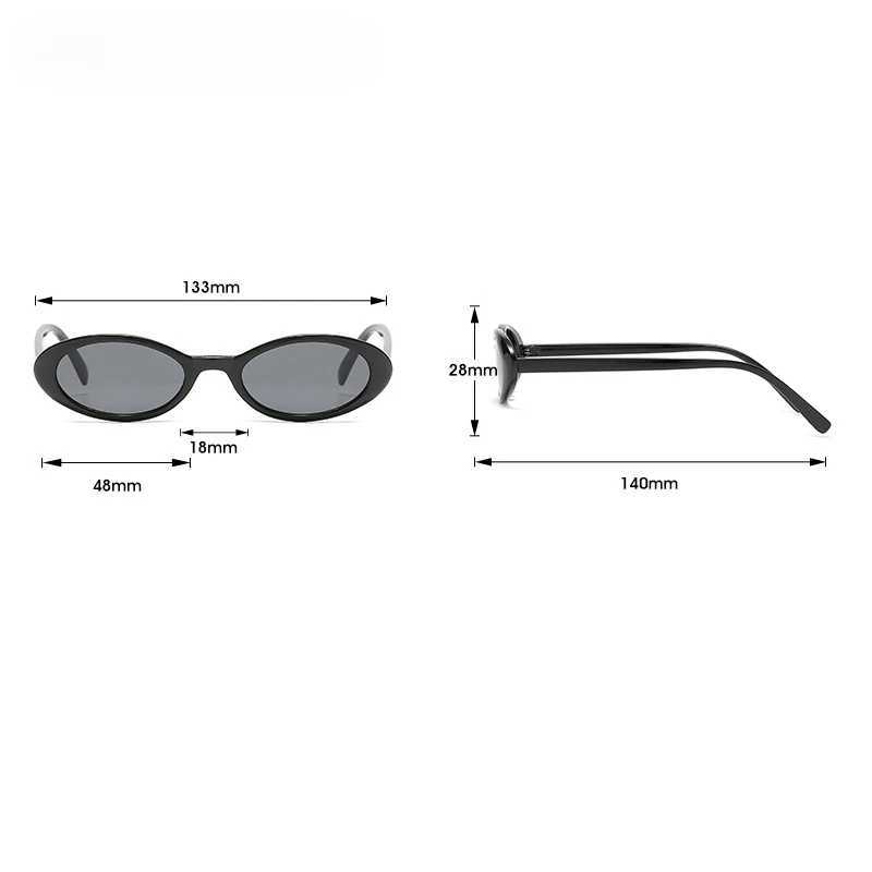 Sexy Small Oval Womens Sunglasses 2024 New Fashion Leopard Brown Hot Sun Glasses Female Retro Colorful Shade EyeglassX240920
