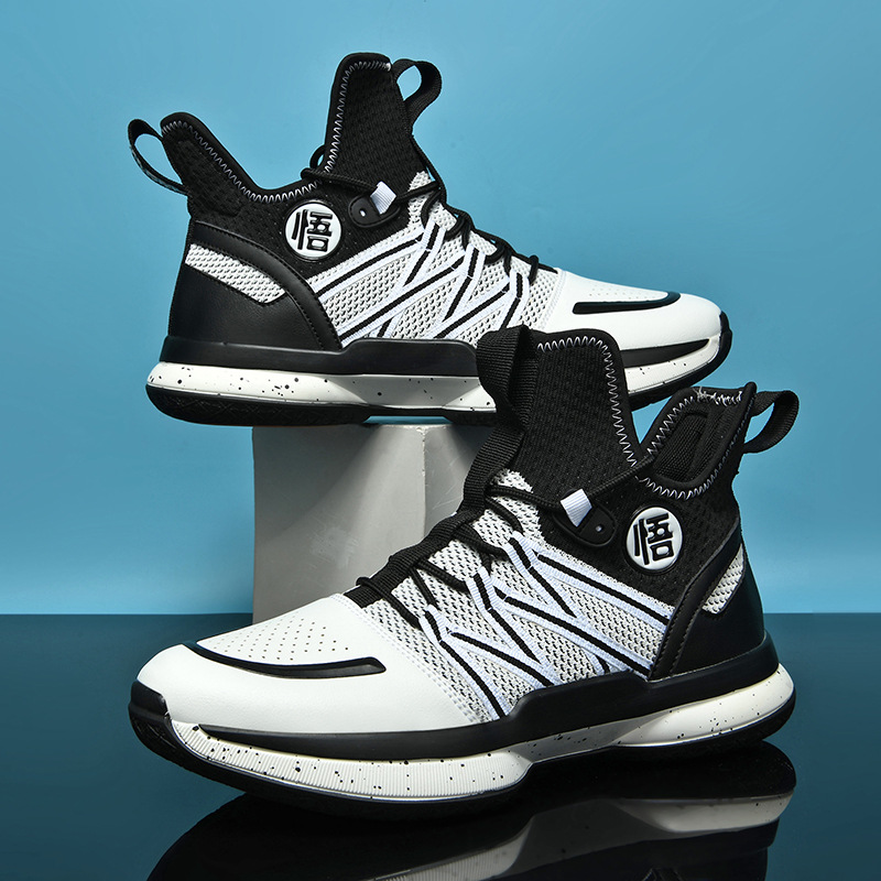 TopFight DB Wukong Orange High Top Basketball Shoes for Men Women Wearable Gym Non-slip Training Sports Shoes Kids Cushion Boots