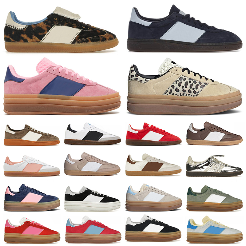 Chaussure de samba Pays de Galles Bonner Samba léopard sneaker Femmes Addida Samba Gazelle Bold dans plate-forme audacieuse Shoes Wales Bonner Le