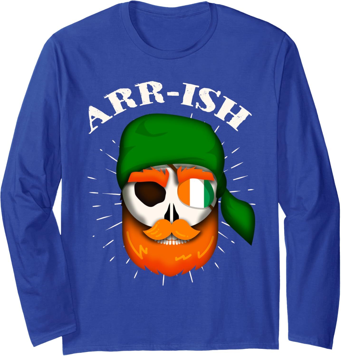 Long Sleeve Shirts for Men sweatshirt Arr-Ish Irish Pirate St. Patricks Day Funny Gift Long Sleeve Tee Streetwear Casual tops clothes trend