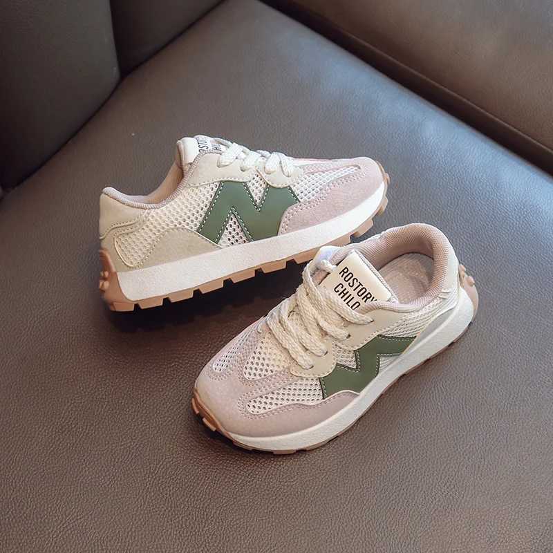 Fashion New Lightweight Increased Breathable Round Toe Comfortable Thick-soled Mens and Womens Casual Childrens Sports Shoes M240920