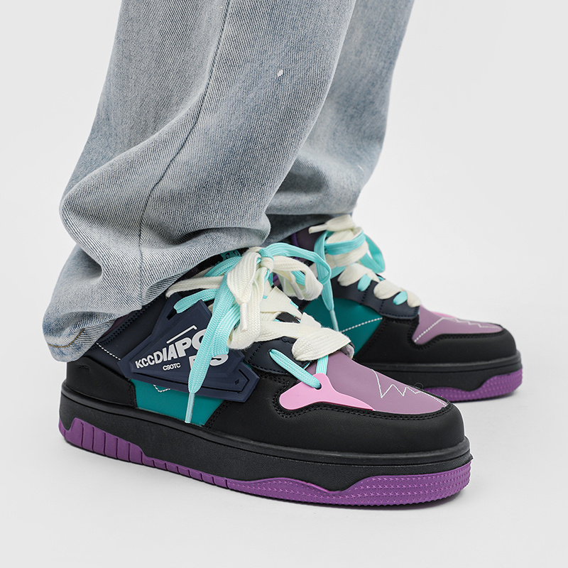 2023 New Fashion Designer Sneakers Men Breathable Skateboard Shoes Women Hip hop Streetwear Platform Men's Sneaker tennis hombre