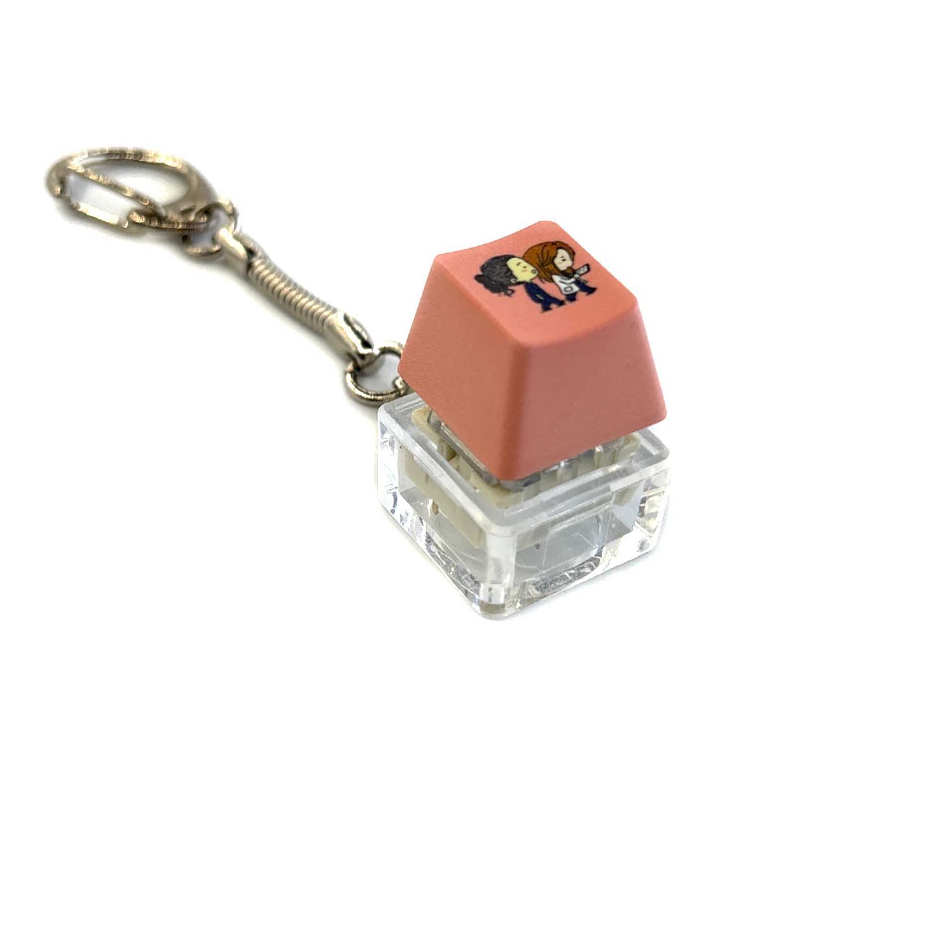 Keyboard Key Chain Toy Stress Relief Fidget Button Keycap Fidget Keychain Keyboard Keyring Finger Keyboard Caps ToyX240919