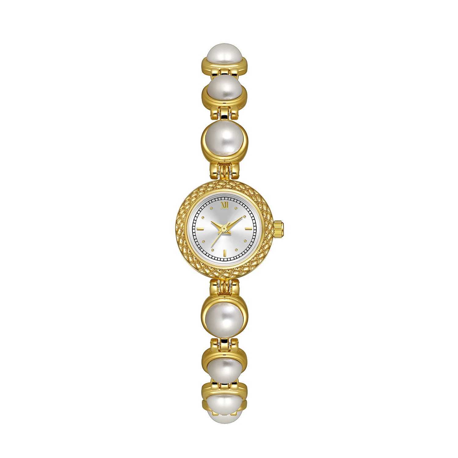 Ladies simple fashion with pearl quartz bracelet watchX240920