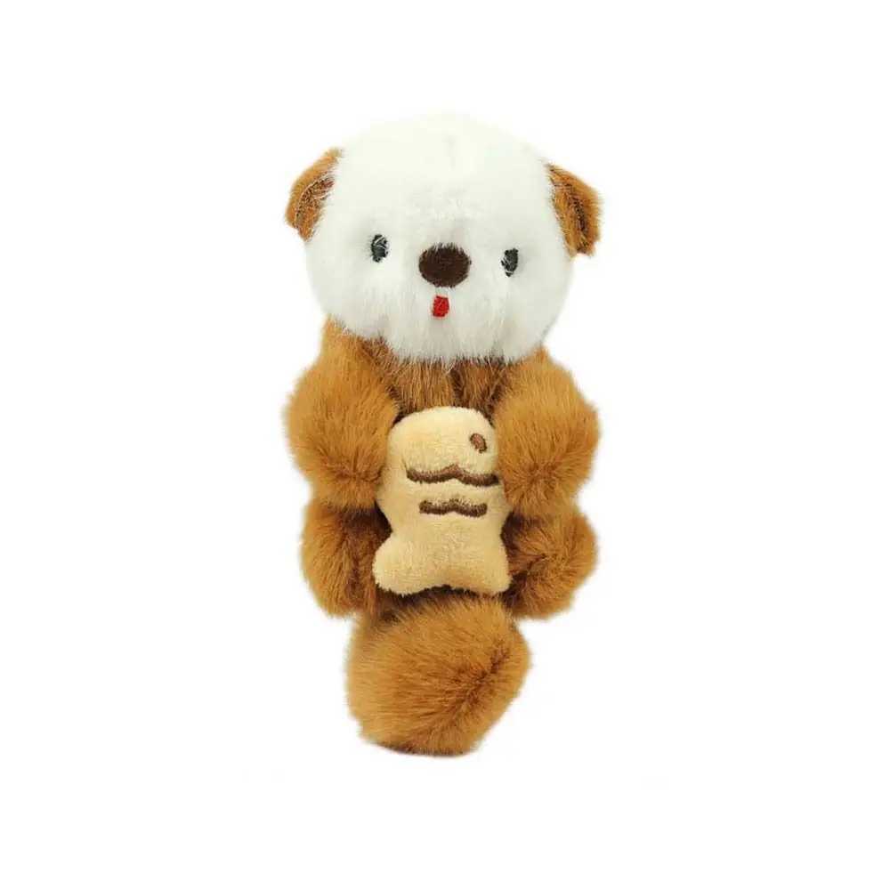 Animal Doll Cartoon Otter Keychain Accessories Decorative Plush Otter Bag Pendant Bag Pendant Soft Filled Otter KeychainXJ250319