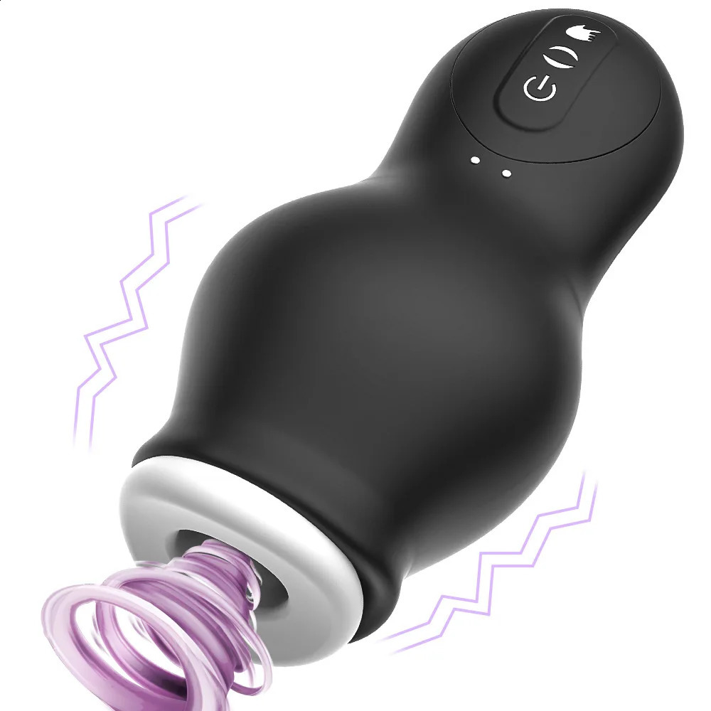 Automatic Male Masturbator Vibration Oral sex Suction cup Penile vibrator Sex toys Adult products 240914