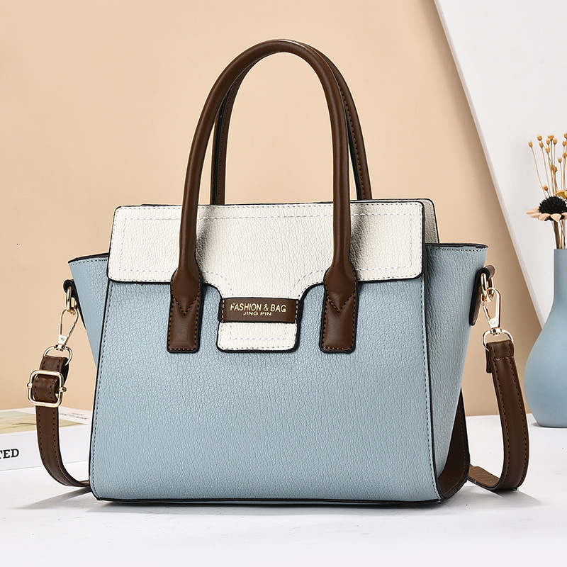 Design Women Boston Tote Bags Large Capacity Female Handbag Fashion Genuine Leather Shoulder Crossbody Bag Travel Purse