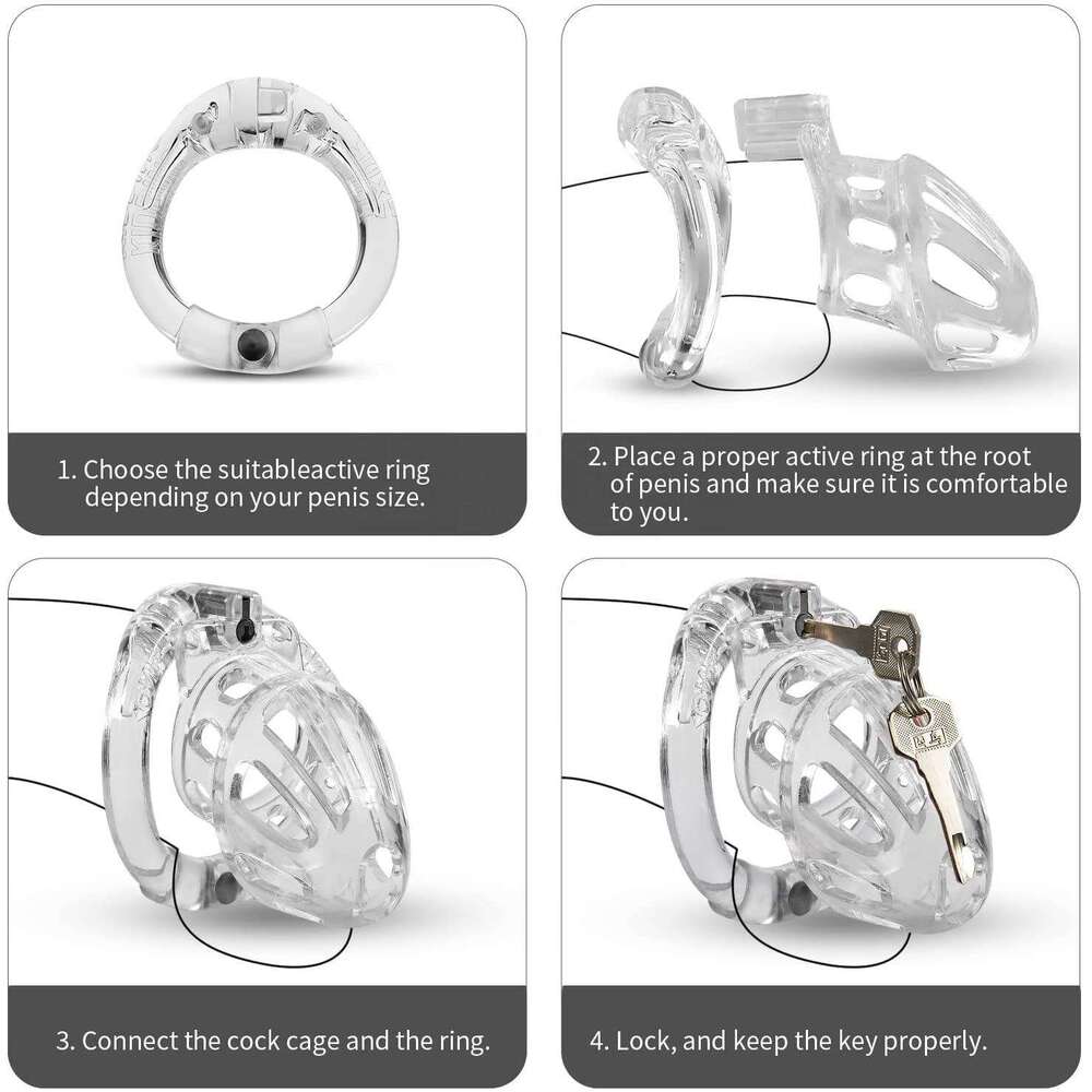 Hot BDSM Sex Toy Cock Cage Cock Ring Penis Cage Male Chastity Devices Penis Lock For Men