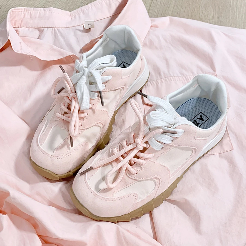 2024 new free shipping designer running shoes breathable thick soled sports skate shoes sneakers pink mens womans trainers
