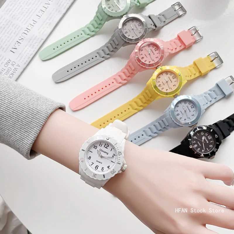 Candy Color Silicone Watches Couple Sports Waterproof Watch Multifunctional Digital Wristwatch Women Men Fashion WristWatchesX240920