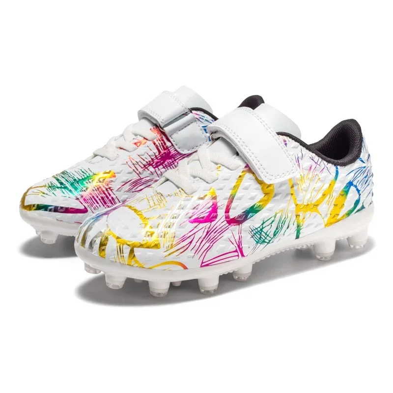 Children's Professional Football Boots Non-slip Wear-resistant Outdoor Lawn Sports Training Footwear Fashionable New Low-top