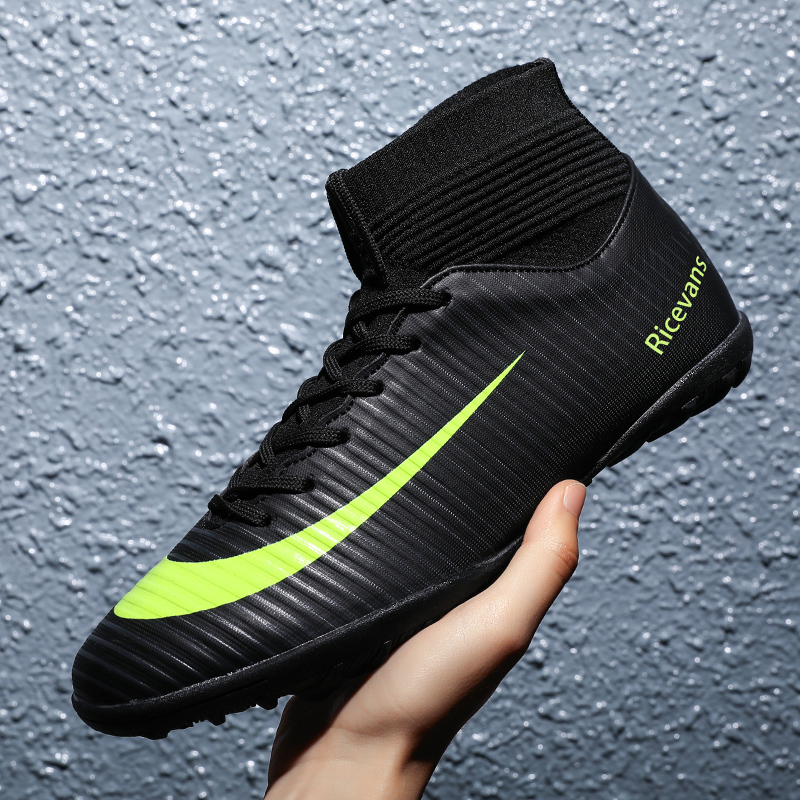 Children Soccer Shoes Professional Training Boots Men Soccer Cleats Sneakers Kids Turf Football Shoes for Boys AG TF