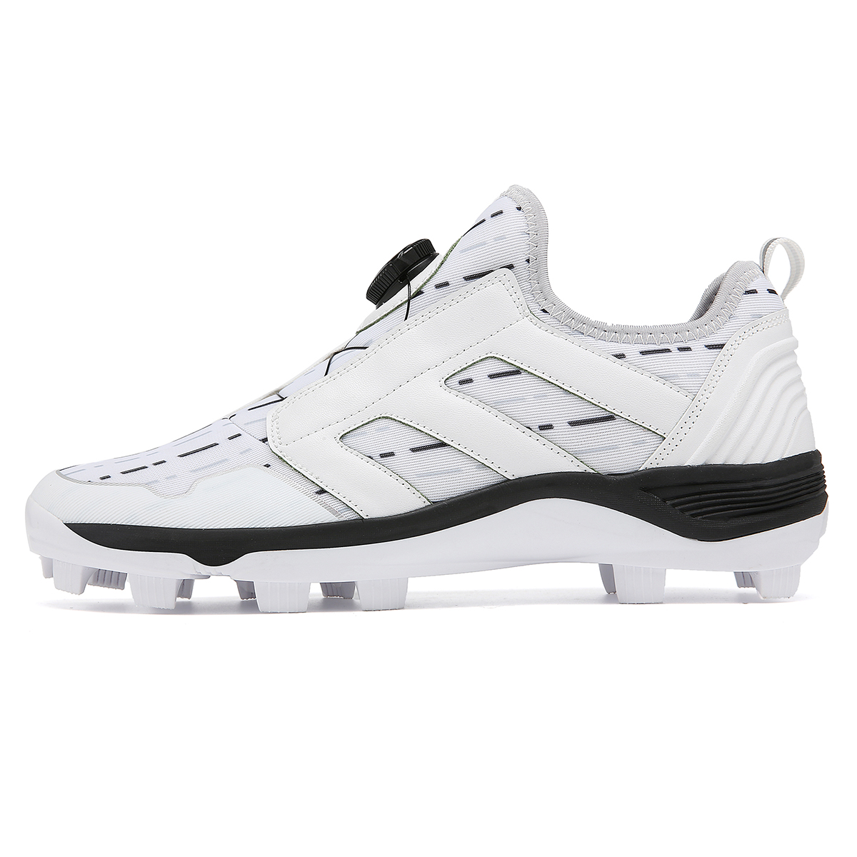 2024 New Men Baseball Shoes Non Slip Long Spikes Softball Shoes Comfortable Outdoor Softball Shoes Men Low Top Baseball Sneakers