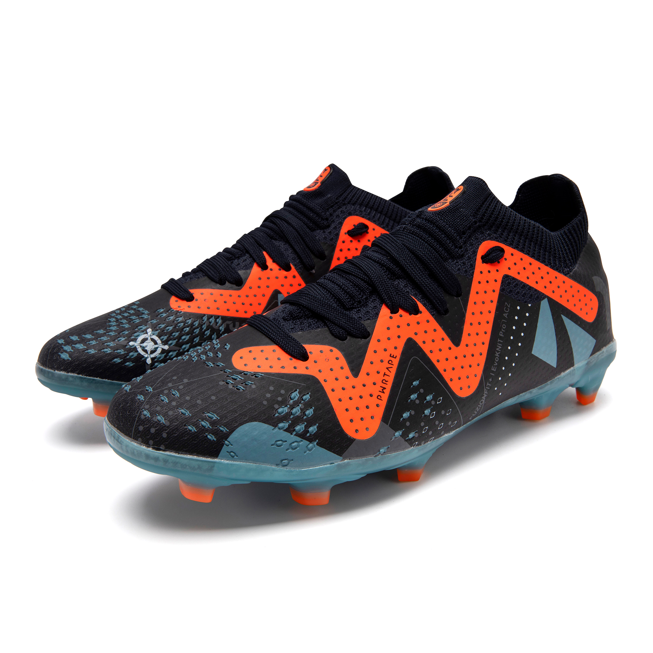 2169 HIgh Quality Mens Soccer Shoes Cleats TF/FG Ankle Grass Training Football Boots Original Outdoor Non Slip Football Shoes