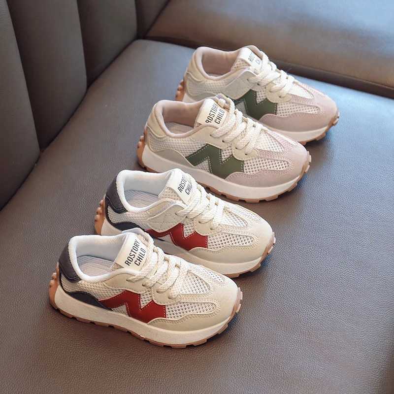 Fashion New Lightweight Increased Breathable Round Toe Comfortable Thick-soled Mens and Womens Casual Childrens Sports Shoes M240920