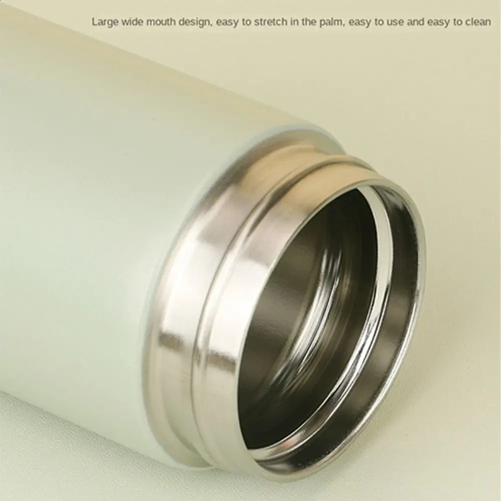 Cute Portable Insulation Cup Stainless Steel Mini Pocket Braising Beaker White Fungus 260ML Insulated Lunch Box Student Worker y240918