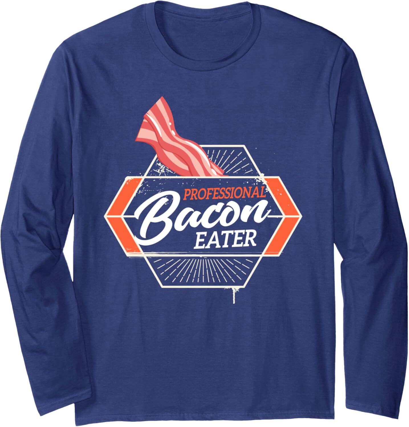 Long Sleeve Shirts for Men sweatshirt Funny Professional Bacon Eater Pork Meat Cooker Chef Gift Long Sleeve Tee Streetwear Casual tops clothes