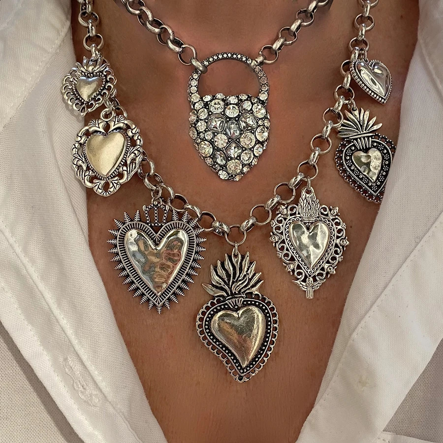 Ethnic Bohemian retro necklace womens jewelry personalized long Maxi coin pendant statement necklace 240919