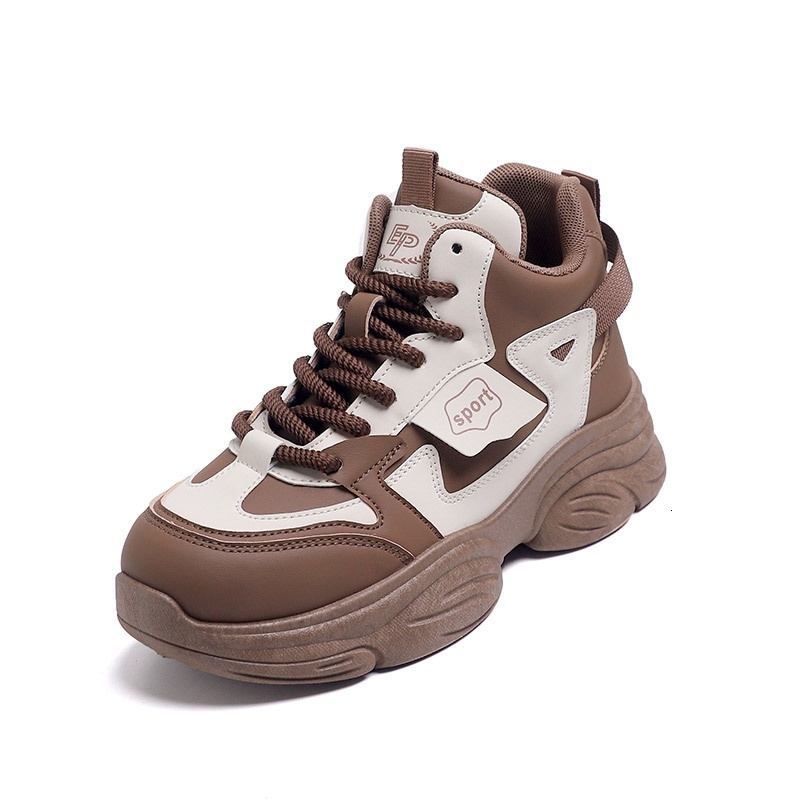 2024 new autumn and winter women's casual sports versatile thick sole height increasing dad shoes trendy YP-EP909