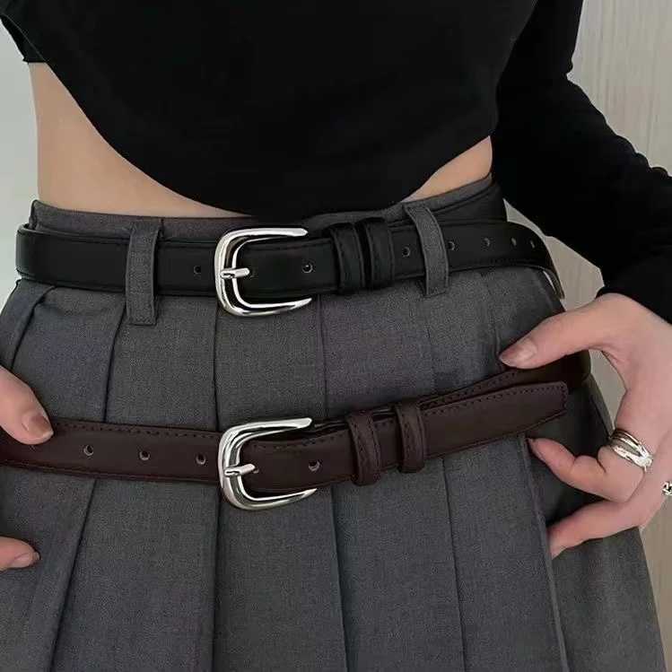 Womens belt vintage womens belt and high-end feel summer new Instagram style womens casual jeans niche W240920