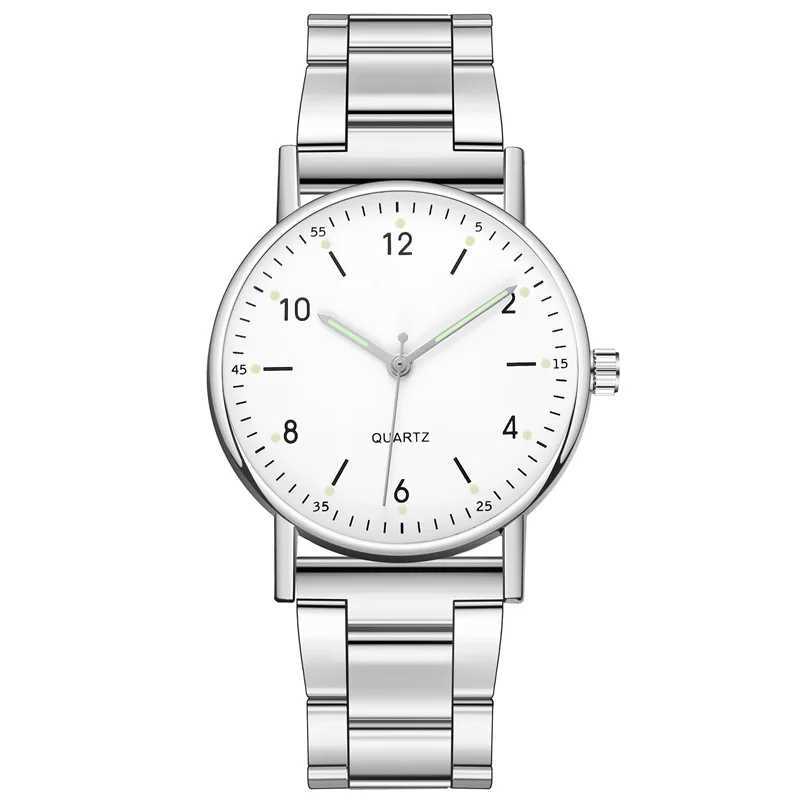 Simple Quartz Wristwatch Ladies Quartz Watch Stainless Steel Luminous Dial Leisure Fashionable Watch Reloj Mujer Montre FemmesX240920