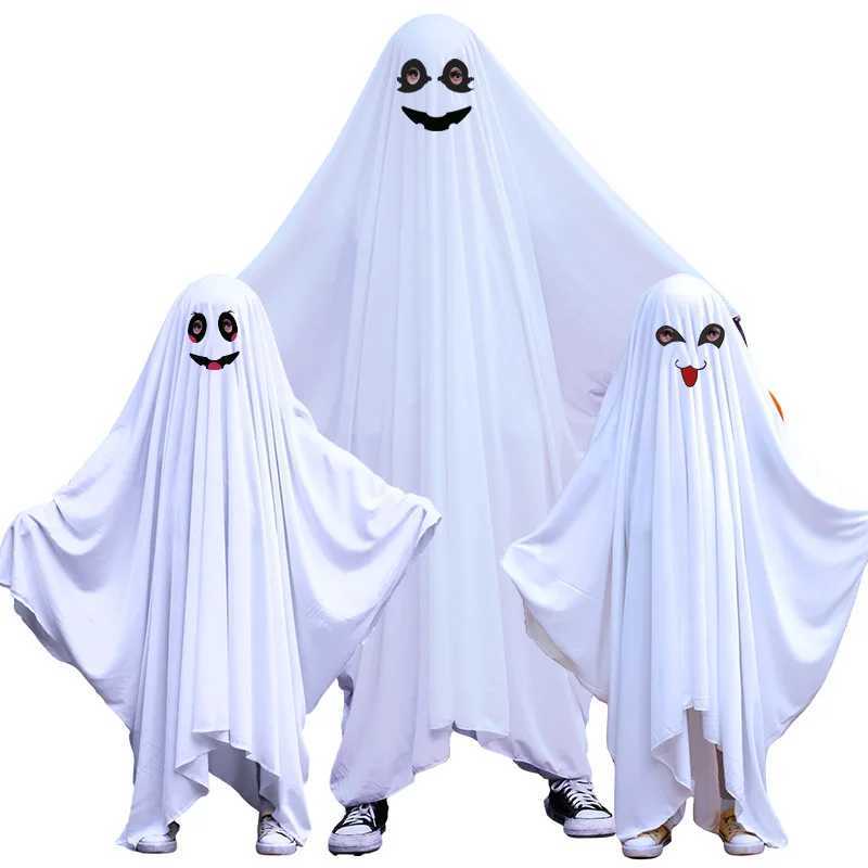 2024 New Halloween Childrens Costumes Masquerade Party Children Adult Ghost Cape Cloaks Dress Up Halloween Costume for Kids Y240919