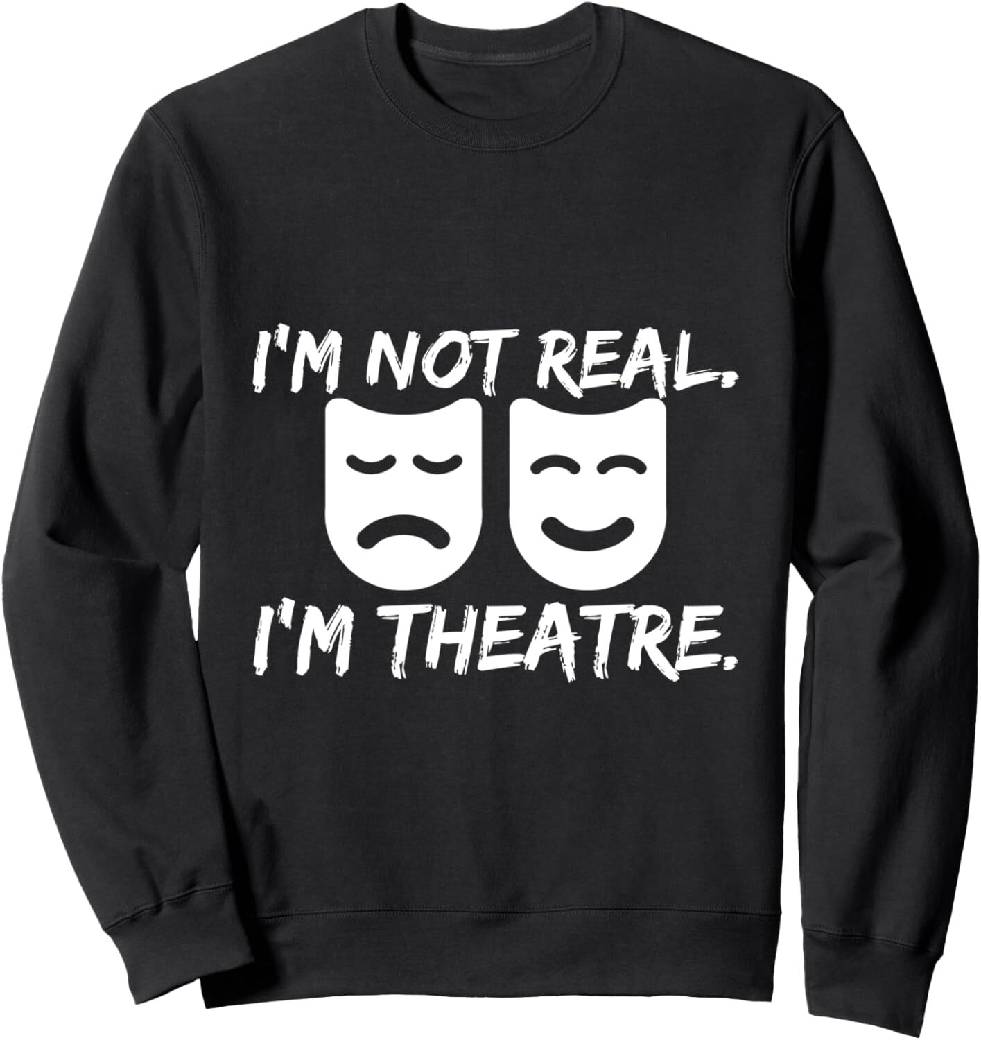 Long Sleeve Shirts for Men sweatshirt Fun Theatre Masks Gift for Actor Producer Director Sweatshirt Tee Streetwear Casual tops clothes