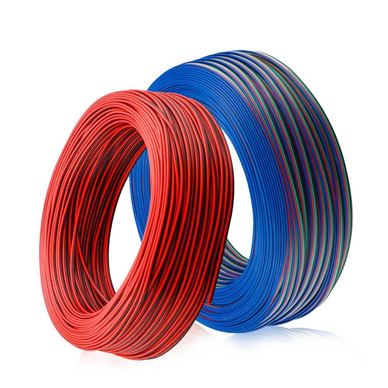 Lighting Accessories 2 3 4 5 6 Pin Extension Wire 22AWG Connector Cable Cord 100m per rolls For RGB RGBW RGBWW SMD WS2812B LED Strip DIY
